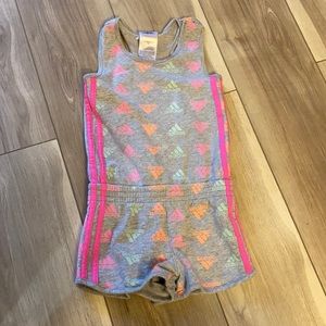 Adidas Girls Racer Back Romper 5T
